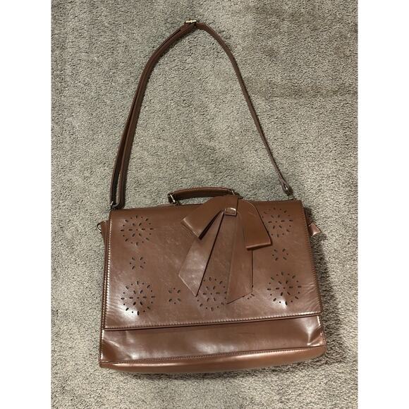 Women's Briefcase Vegan Leather 15.6 inch Laptop Bag for Work Computer Feminine - Picture 8 of 16